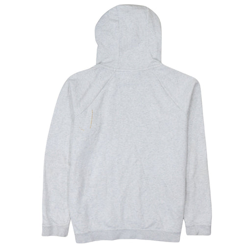 Nike Women's Grey Pullover Hoodie Small Logo Sweatshirt Classic Fit