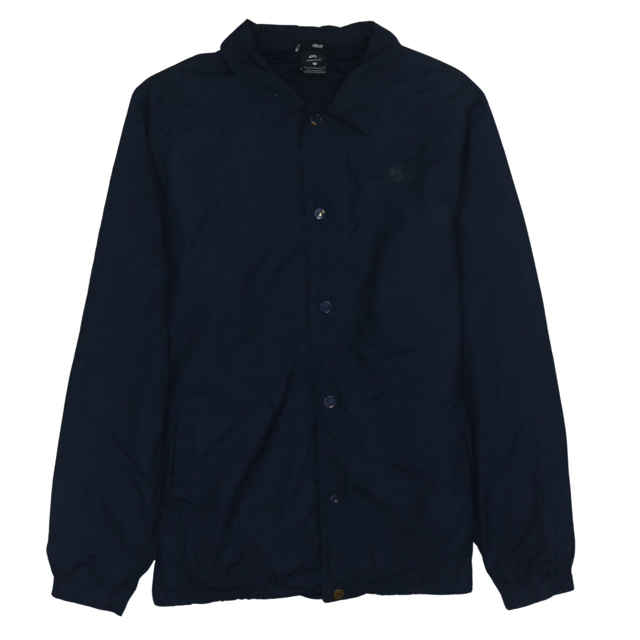 Nike SB Blue Men's L Windbreaker Jacket Lightweight Polyester