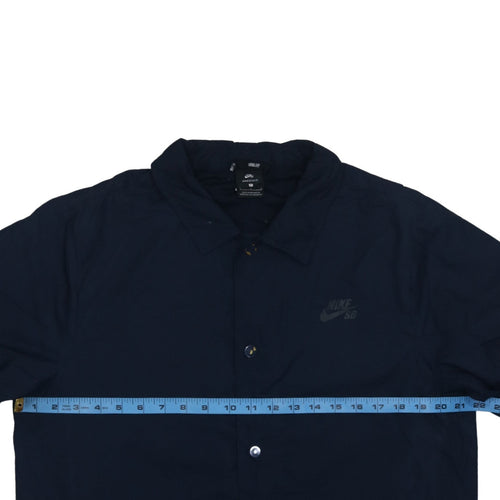 Nike SB Blue Men's L Windbreaker Jacket Lightweight Polyester