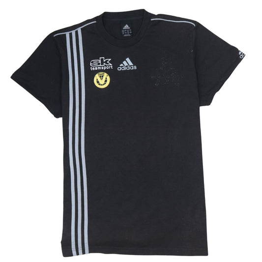 Adidas Mens Black Sports T-Shirt L Short Sleeve Crew Neck