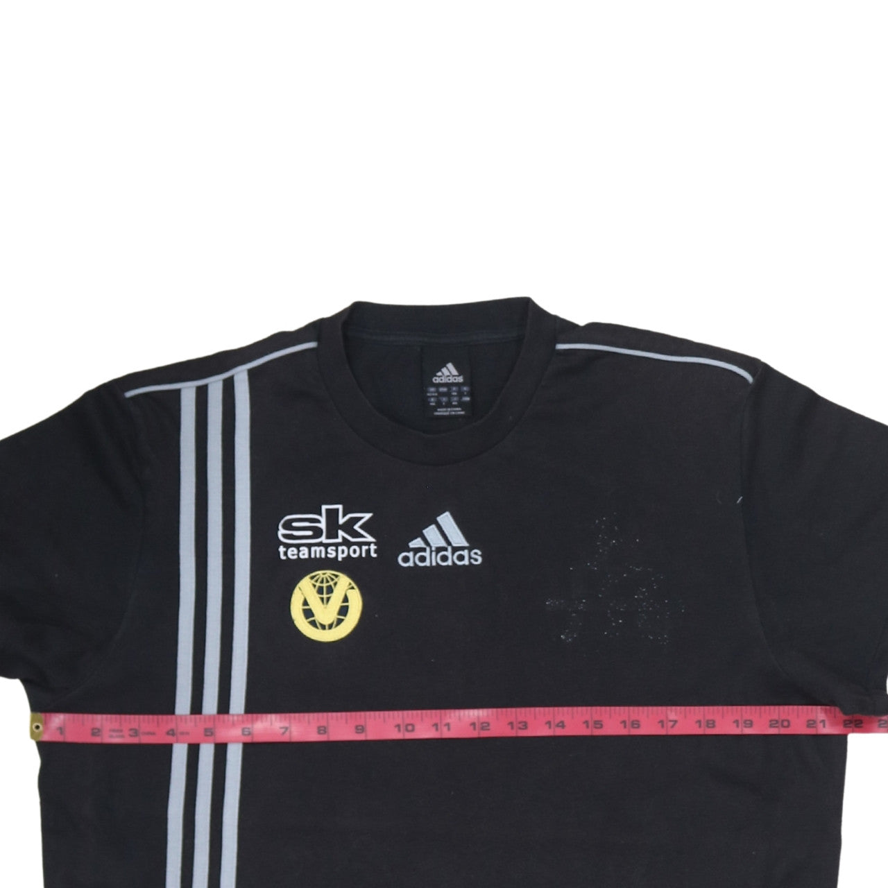 Adidas Mens Black Sports T-Shirt L Short Sleeve Crew Neck