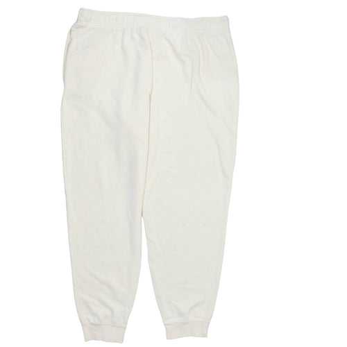 Nike Women Ivory Fleece Jogger Trousers XL Comfort Fit