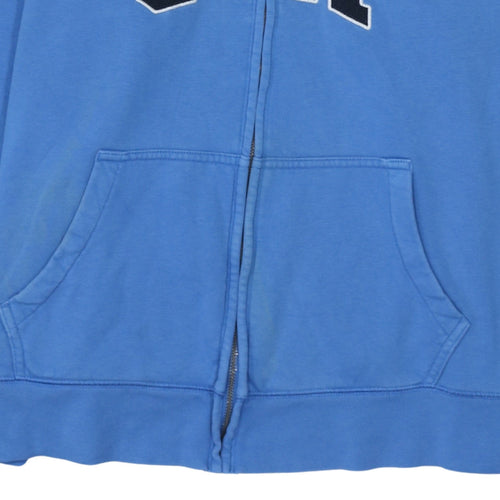 GAP Women Blue Full Zip Hoodie XL Cotton Blend Casual