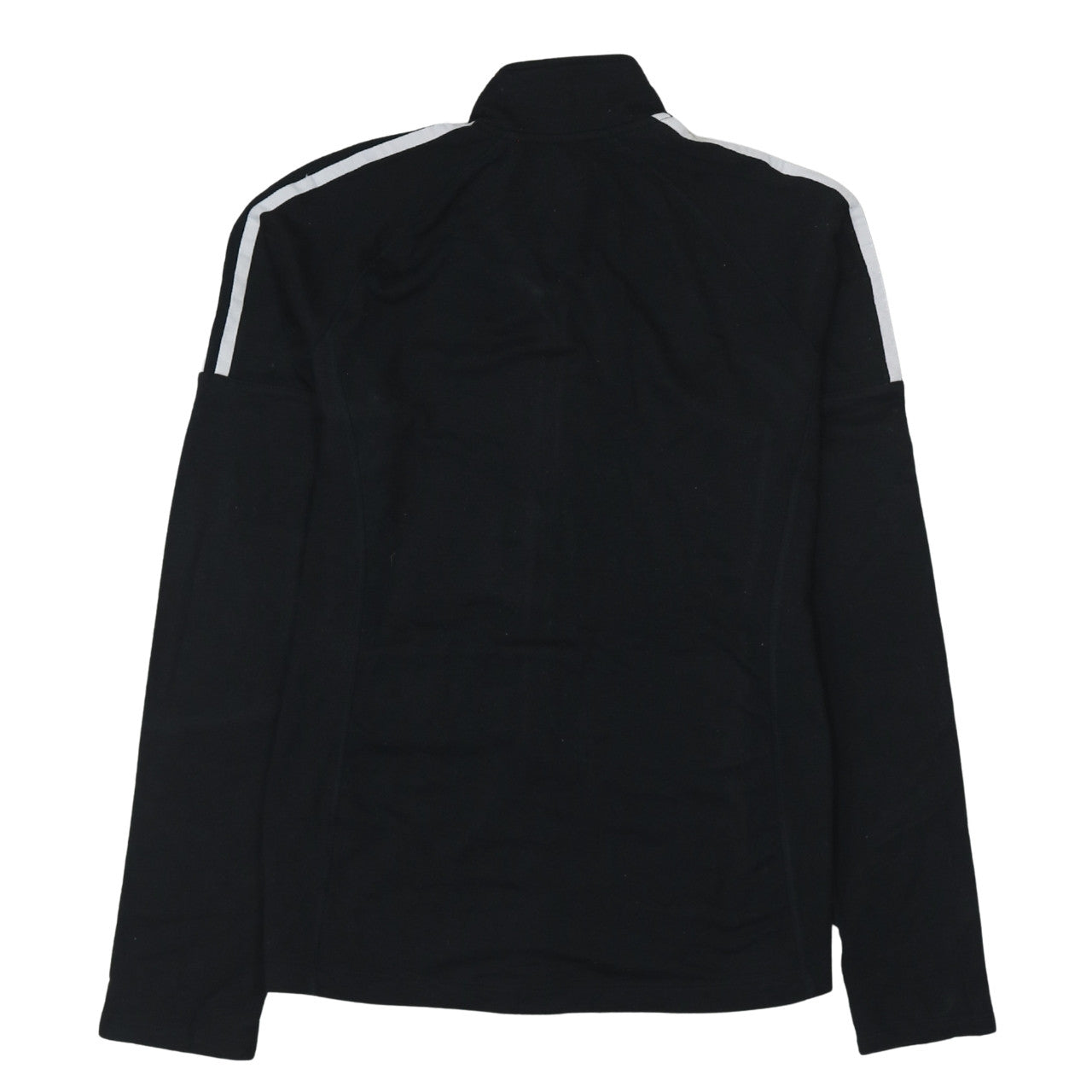Adidas Women's Black L Track Jacket Full Zip Sporty Golf Top