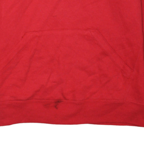 Champion Men’s Red Pullover Hoodie Regular Fit Size S Fleece
