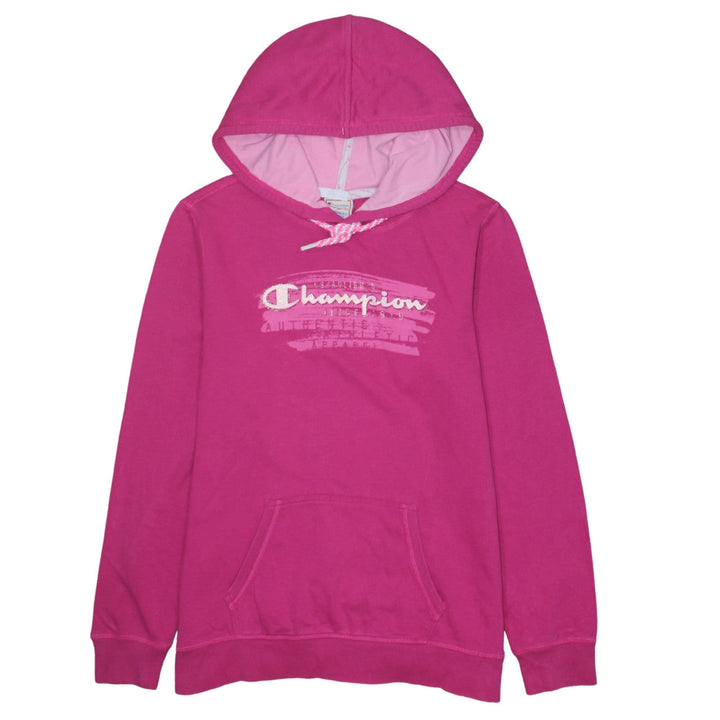 Champion Women’s Pink Pullover Hoodie Size L Heritage Fit