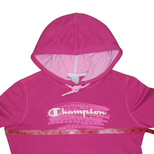 Champion Women’s Pink Pullover Hoodie Size L Heritage Fit