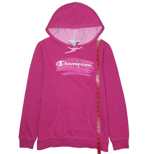 Champion Women’s Pink Pullover Hoodie Size L Heritage Fit
