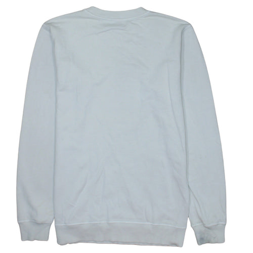 Calvin Klein Jeans Men's White Regular Fit Logo Sweatshirt M