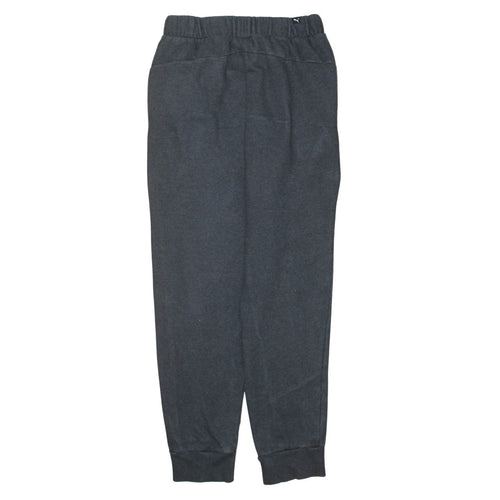Puma Mens Black Jogger Sweatpants S Regular Fit Fleece