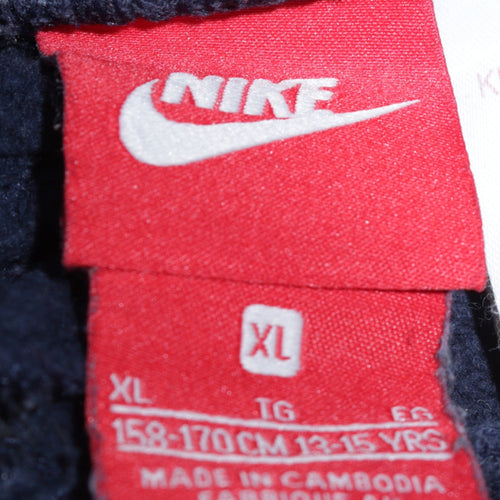 Nike Boys Blue XL Sweatpants Joggers 13-15 Years Elastic Waist Pockets