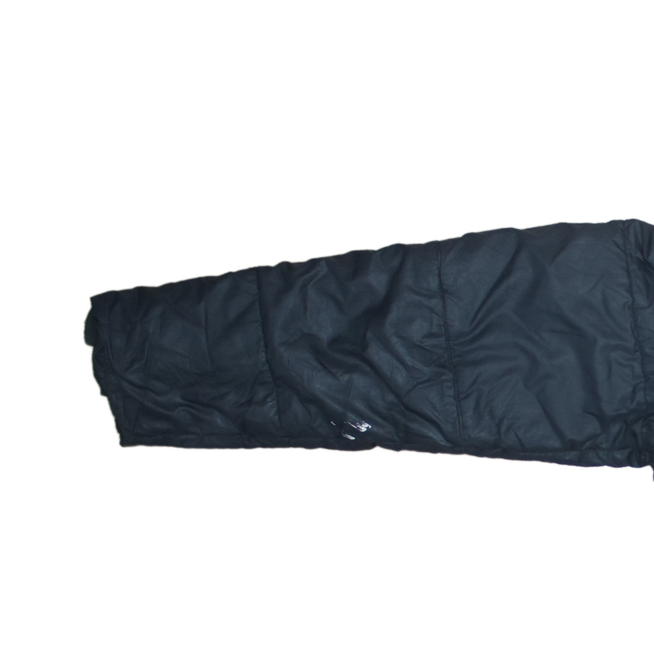 Nike Men's Black M Puffer Jacket Hooded Full Zip Insulated Winter Coat