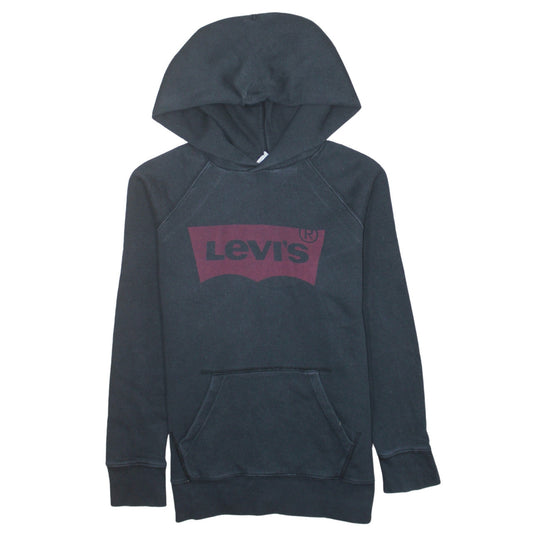 Levi's Men's Black XS Pullover Hoodie with Logo