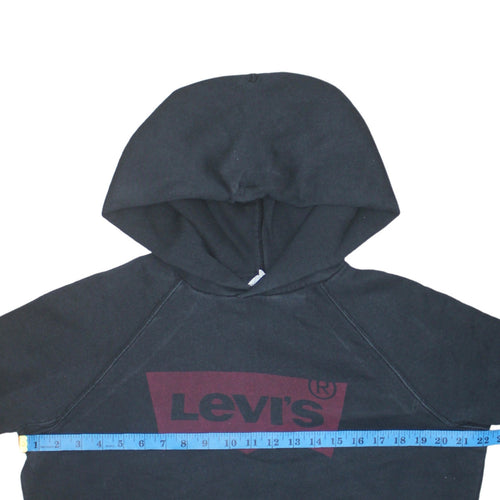 Levi's Men's Black XS Pullover Hoodie with Logo