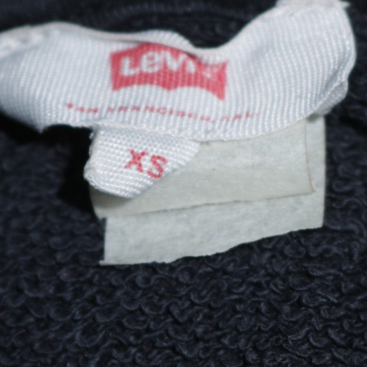 Levi's Men's Black XS Pullover Hoodie with Logo