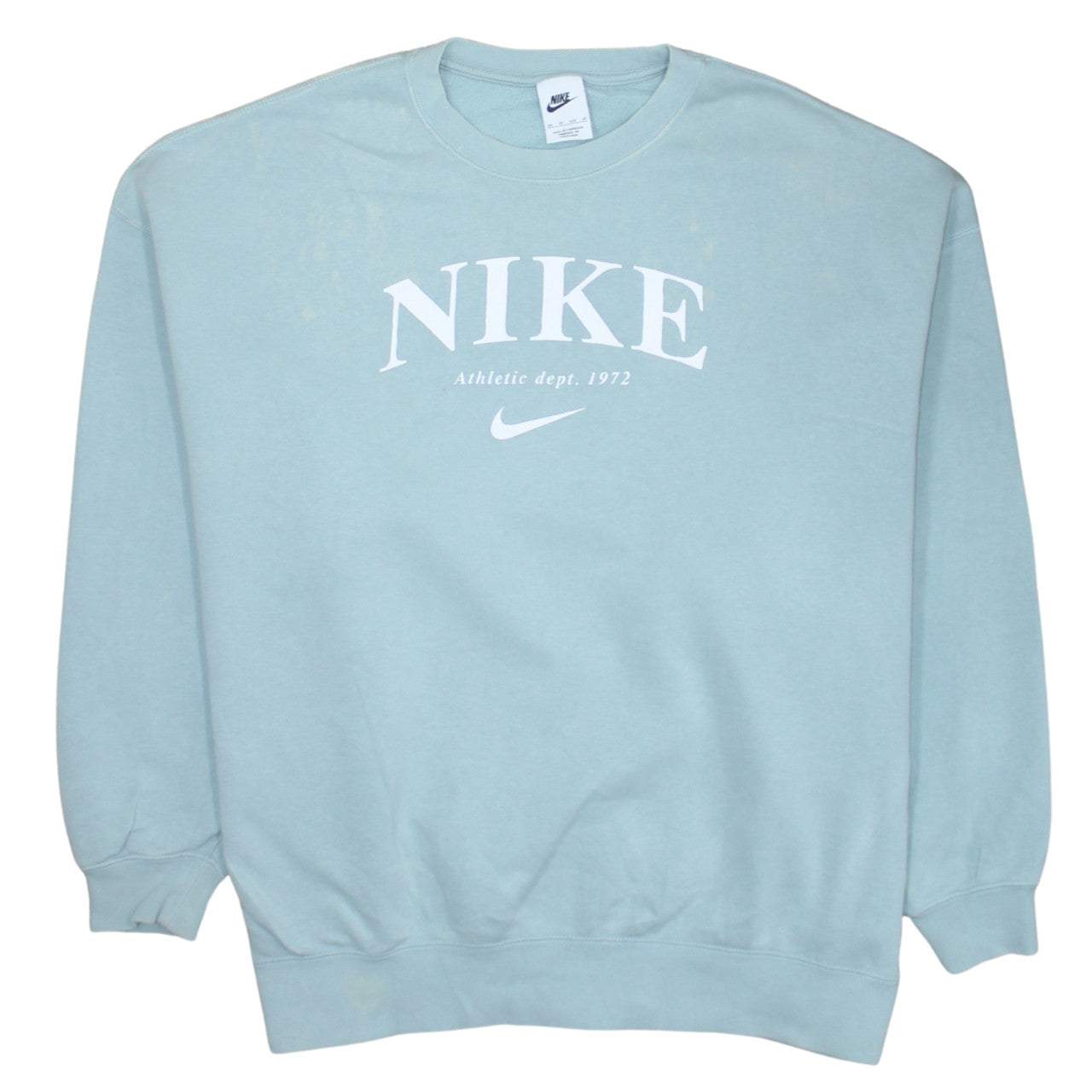 Nike Womens Blue XS Pullover Crew Neck Sweatshirt