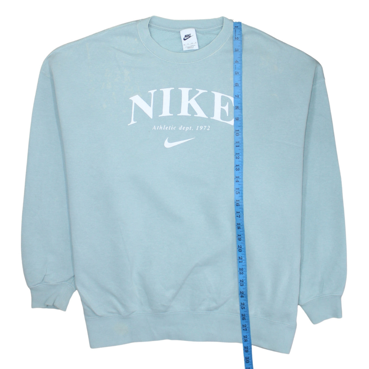 Nike Womens Blue XS Pullover Crew Neck Sweatshirt