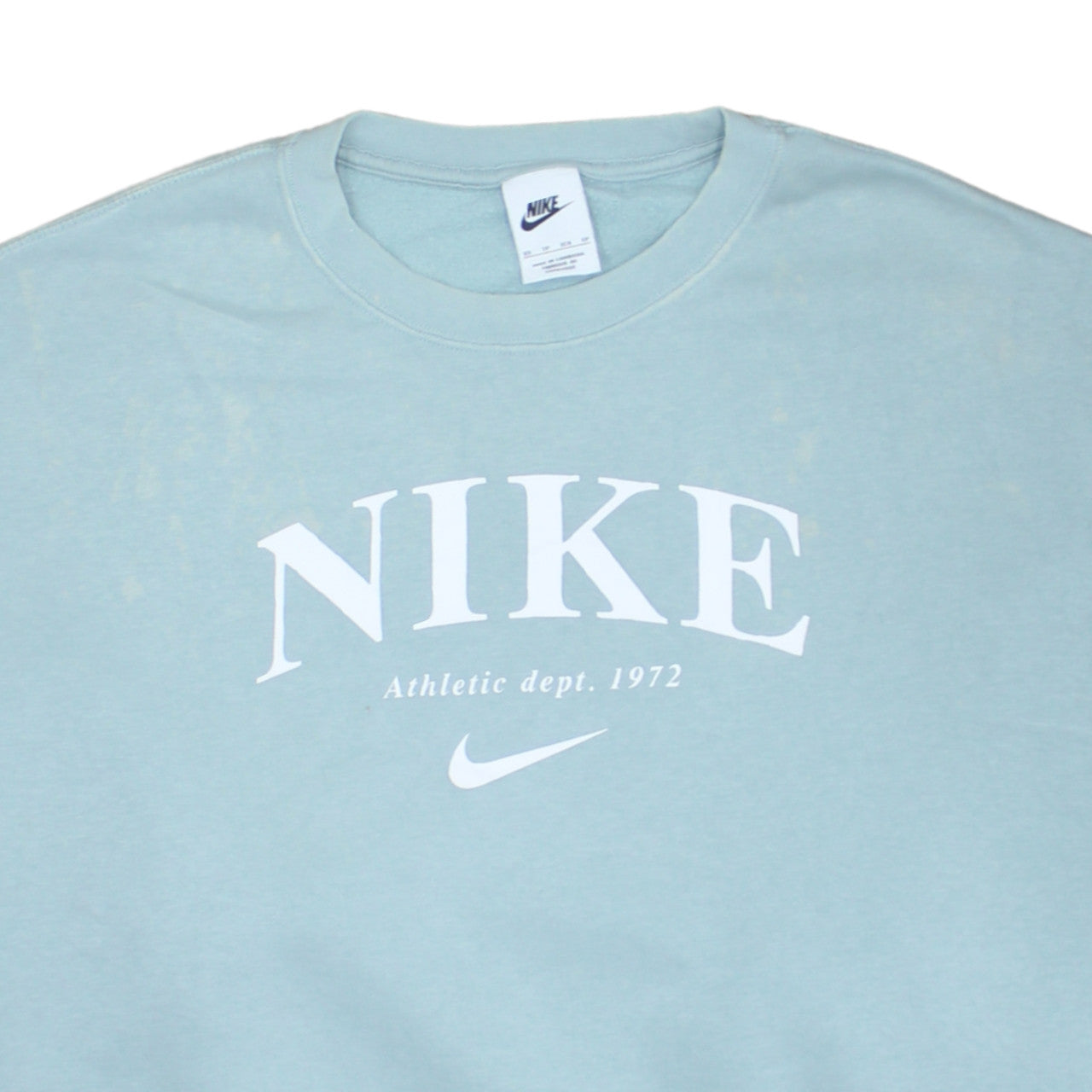 Nike Womens Blue XS Pullover Crew Neck Sweatshirt