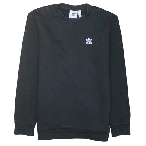 Adidas Men's Black Small Pullover Crew Neck Sweatshirt