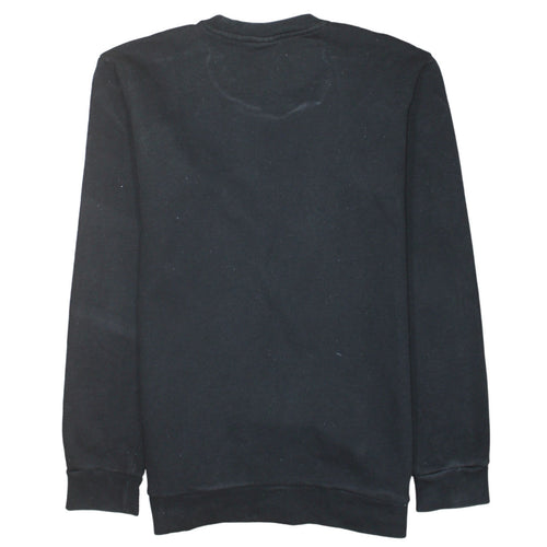 Adidas Men's Black Small Pullover Crew Neck Sweatshirt