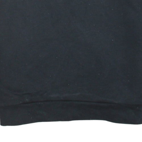 Adidas Men's Black Small Pullover Crew Neck Sweatshirt