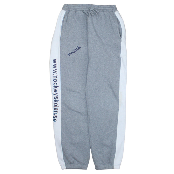 Reebok Boys Grey Jogger Trousers 170cm Hockey Sports Fleece Sweatpants