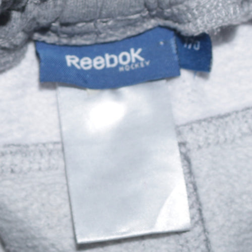 Reebok Boys Grey Jogger Trousers 170cm Hockey Sports Fleece Sweatpants