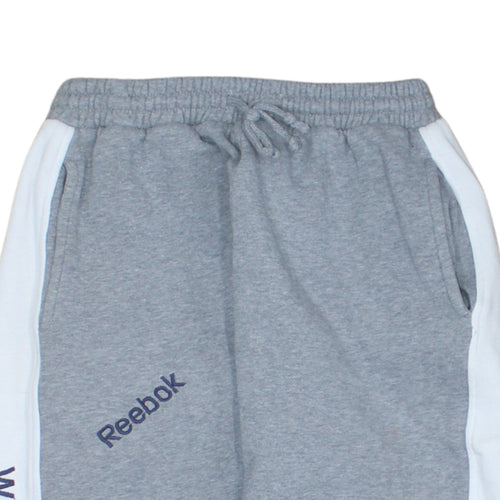 Reebok Boys Grey Jogger Trousers 170cm Hockey Sports Fleece Sweatpants