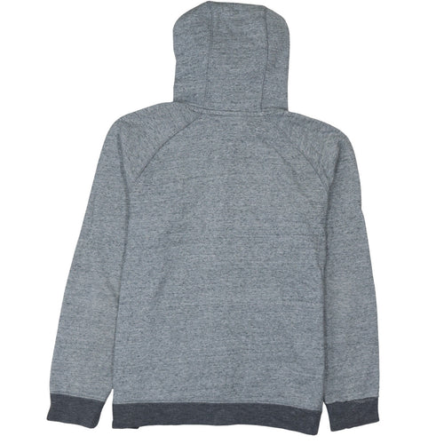 Nike Men's Grey Full Zip Hoodie Size M Lightweight Cotton Sportswear