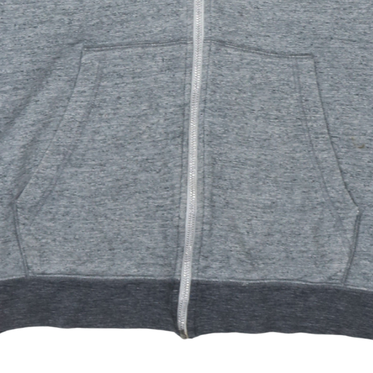 Nike Men's Grey Full Zip Hoodie Size M Lightweight Cotton Sportswear