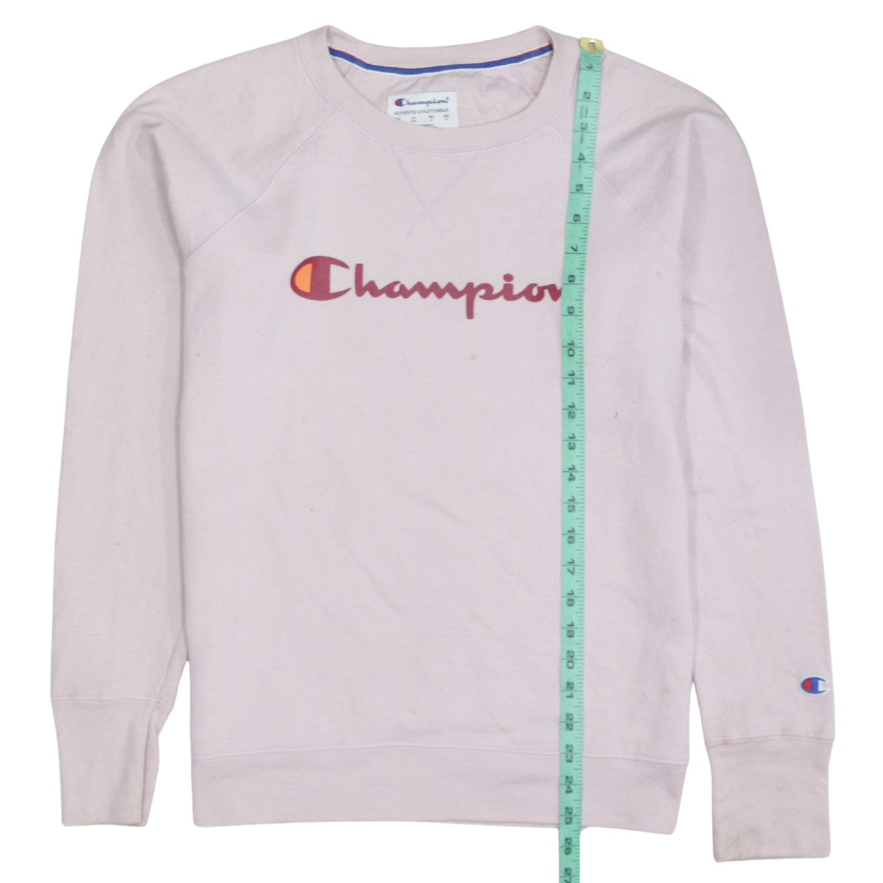 Champion Women Pink Crew Neck Pullover Sweatshirt Medium