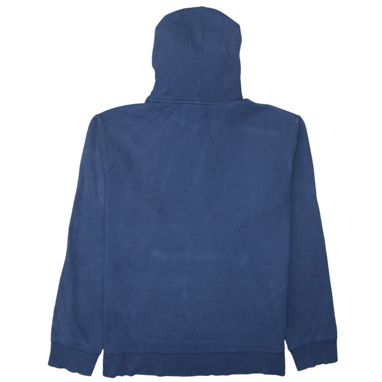 The North Face Mens Blue Pullover Hoodie L Logo Outdoor Sweatshirt