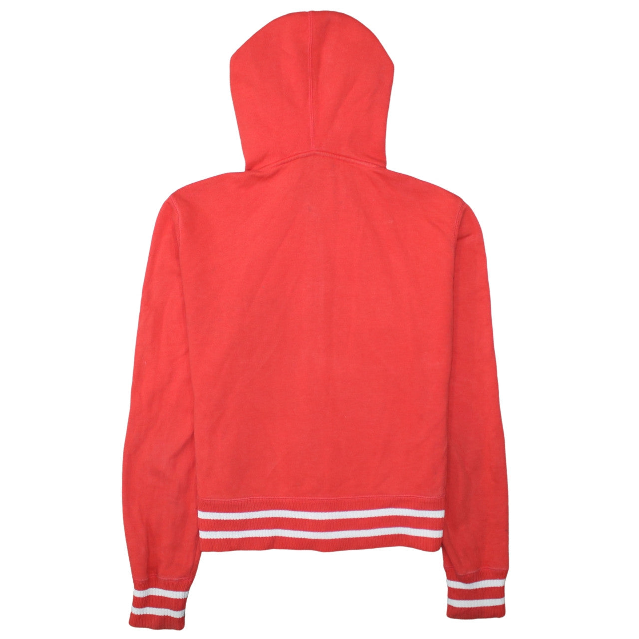 Levi’s Girls Red Zip Hoodie Medium Full Zip 100% Cotton Casual Sweatshirt