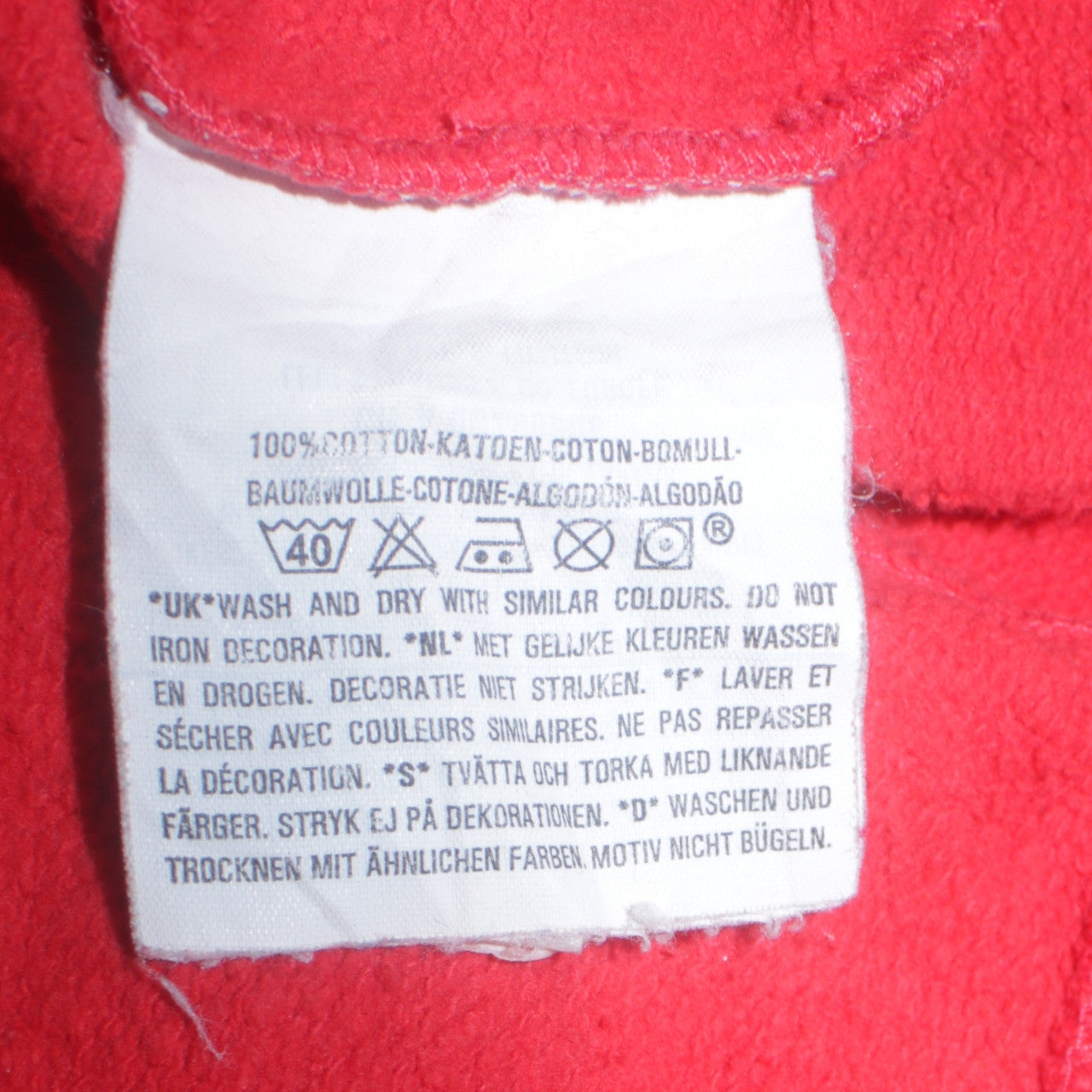 Levi’s Girls Red Zip Hoodie Medium Full Zip 100% Cotton Casual Sweatshirt