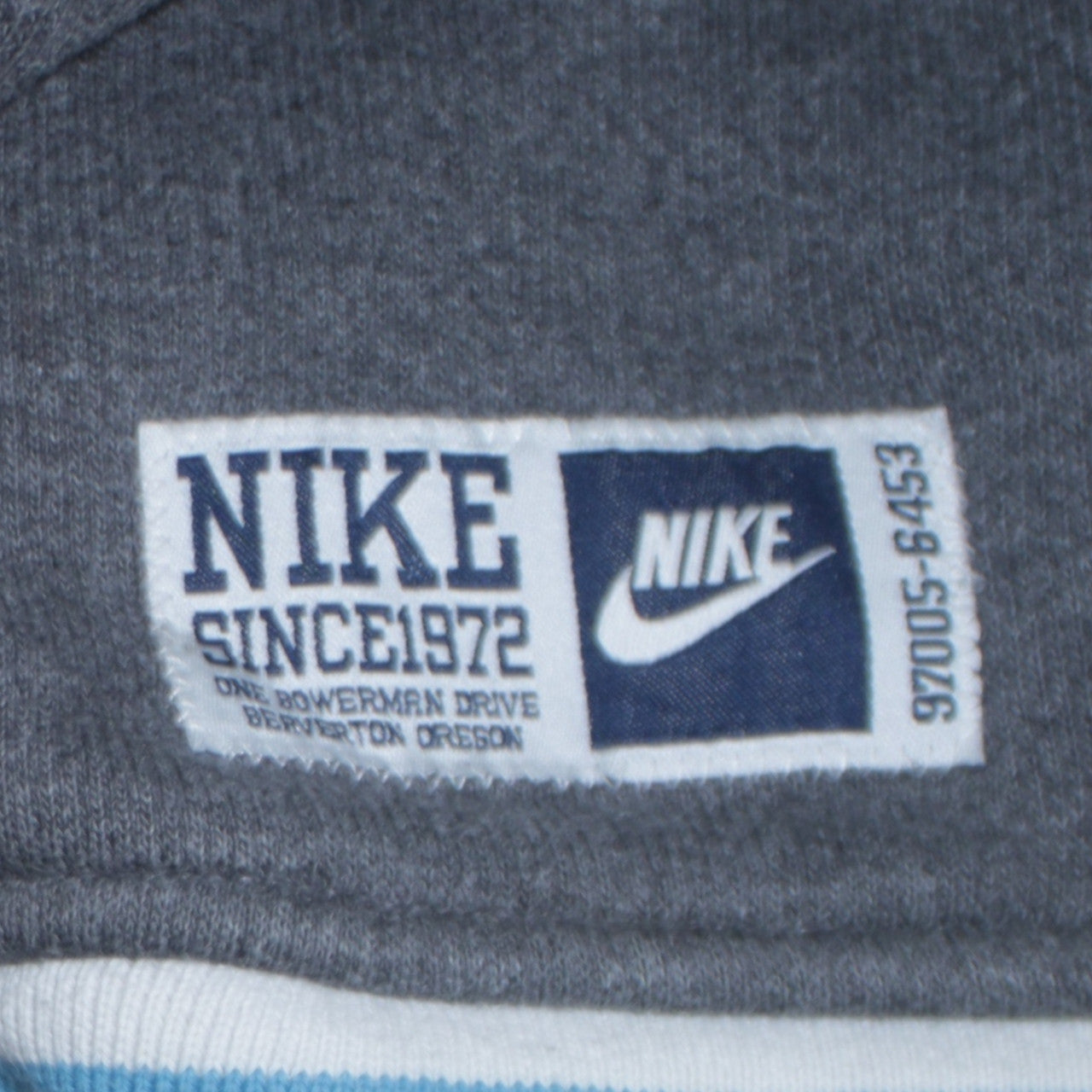 Nike Men's Grey Varsity Jacket Size M Cotton Blend Sportswear