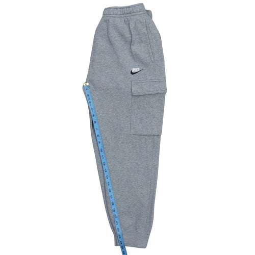 Nike Men's Grey Cargo Joggers Sweatpants Size M Cotton Blend