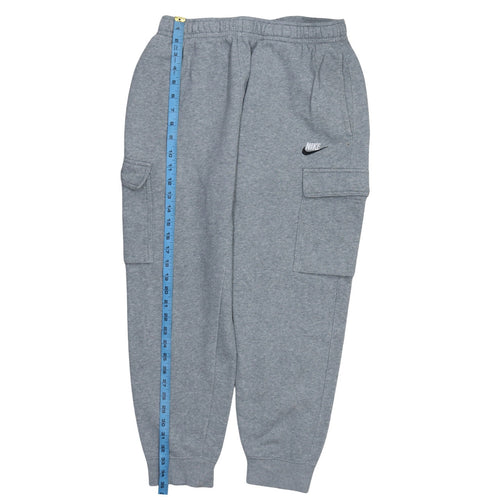 Nike Men's Grey Cargo Joggers Sweatpants Size M Cotton Blend
