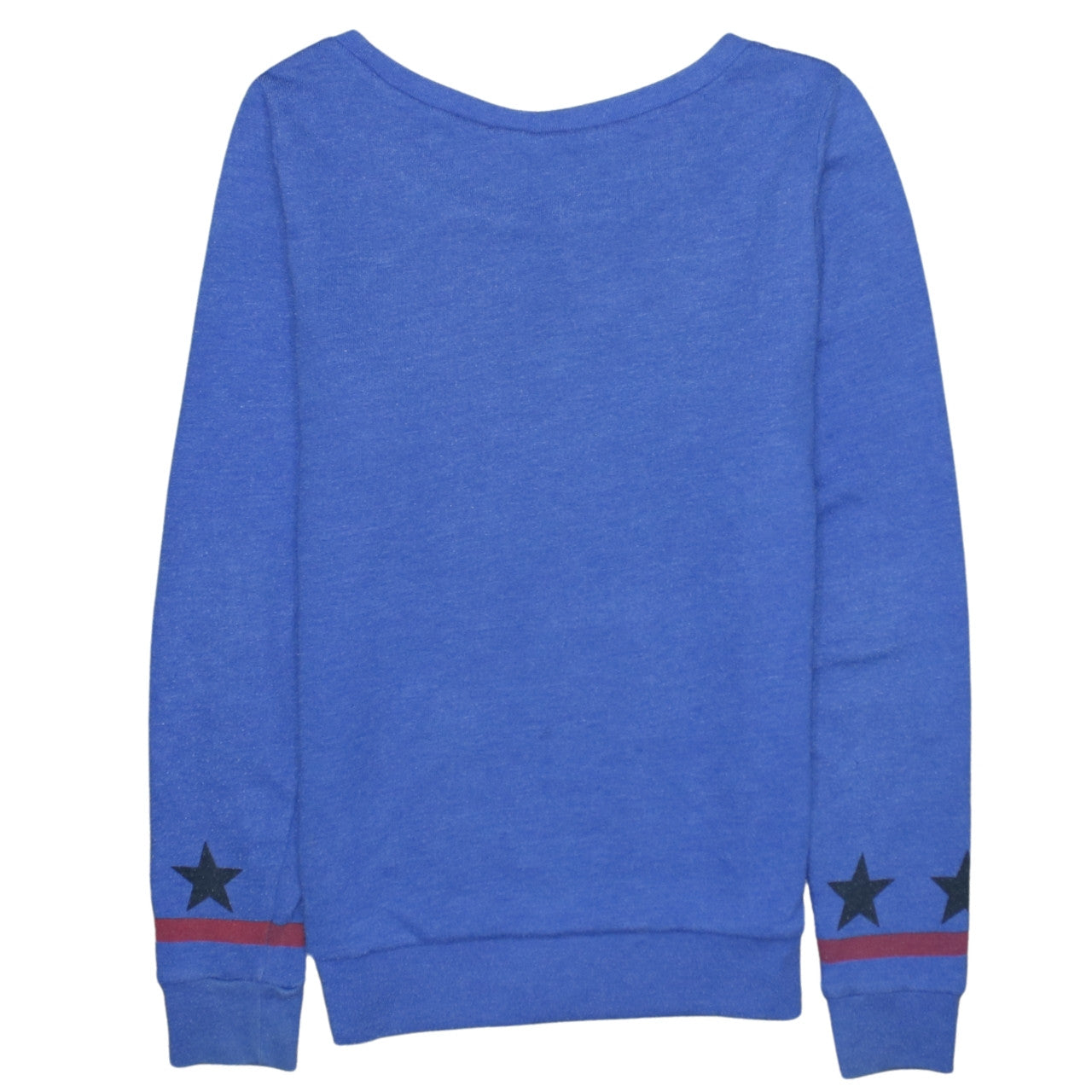 Disney Women Blue Long Sleeve Mickey Mouse Sweatshirt Size 8