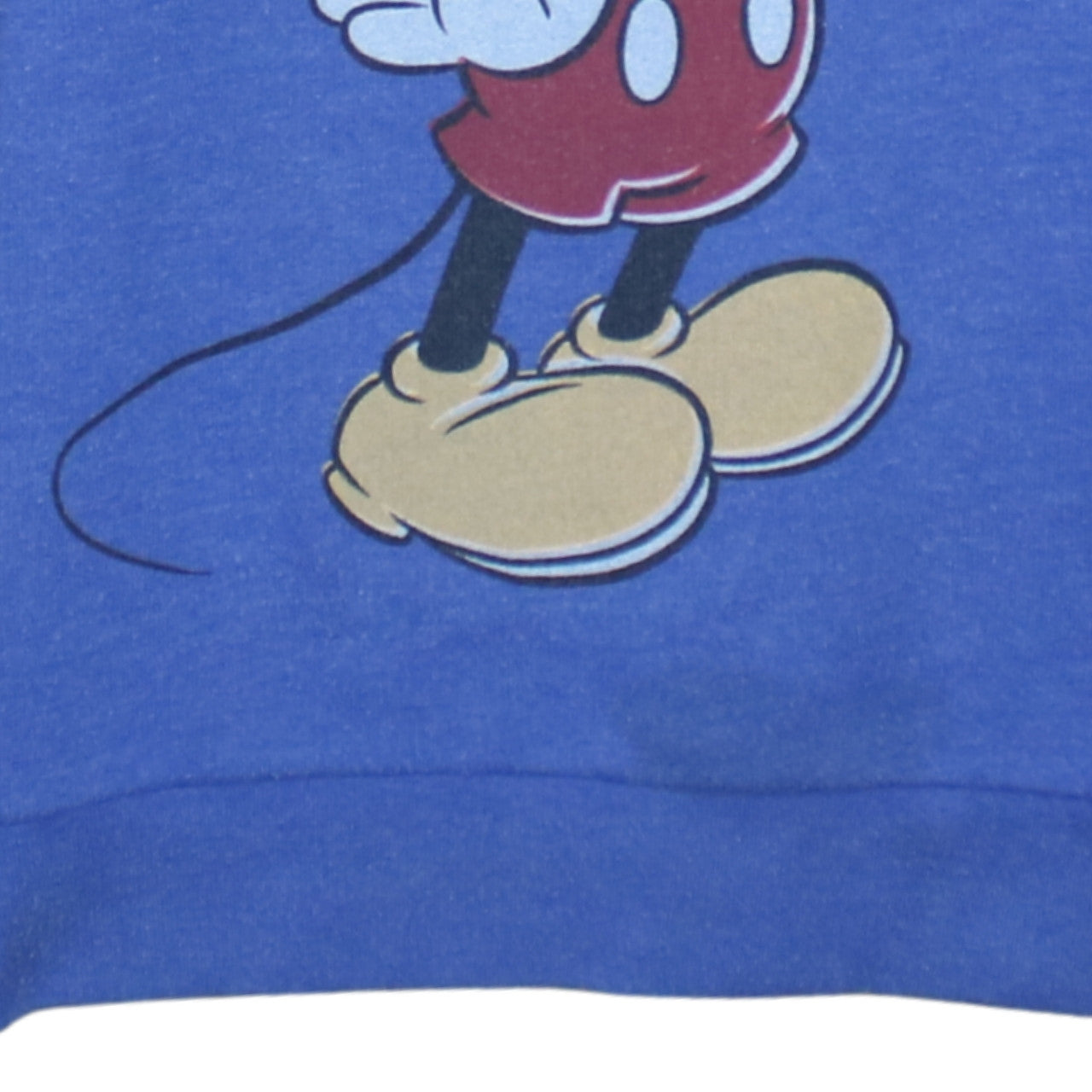 Disney Women Blue Long Sleeve Mickey Mouse Sweatshirt Size 8