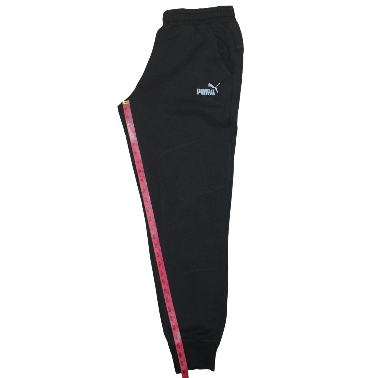 Puma Men's Black Jogger Sweatpants M Regular Fit Casual Tapered Trousers