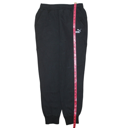 Puma Men's Black Jogger Sweatpants M Regular Fit Casual Tapered Trousers