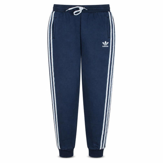 Adidas Boys Blue Jogger Trousers 15-16 Years Elastic Waist Side Stripe