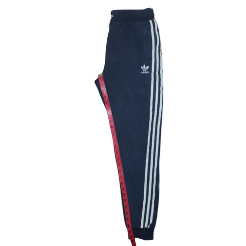 Adidas Boys Blue Jogger Trousers 15-16 Years Elastic Waist Side Stripe