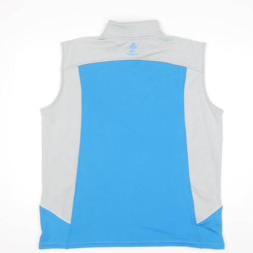Proquip Men Blue Softshell Golf Waistcoat XL 1/4 Zip Bodywarmer