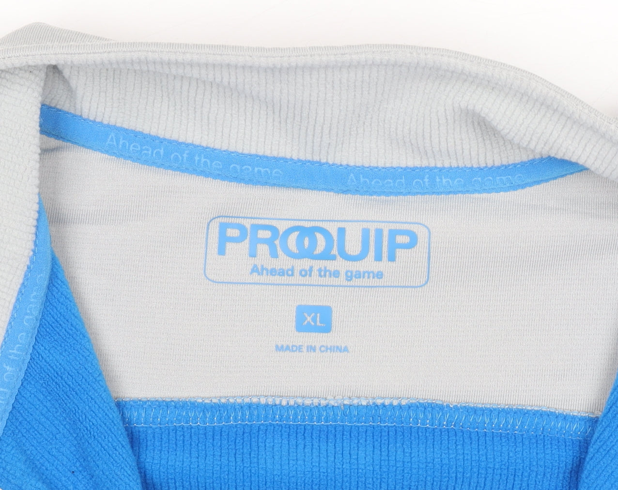 Proquip Men Blue Softshell Golf Waistcoat XL 1/4 Zip Bodywarmer