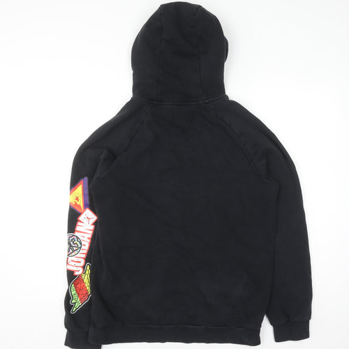 Jordan Men's Black M Pullover Hoodie with Logos & Graphic Print