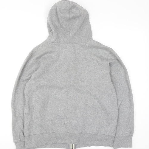 Converse Boys Grey Full Zip Hoodie 13-15 Years Cotton Blend