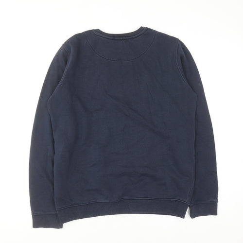 U.S. Polo Assn. Boys Blue 14-15 Years Pullover Sweatshirt Crew Neck