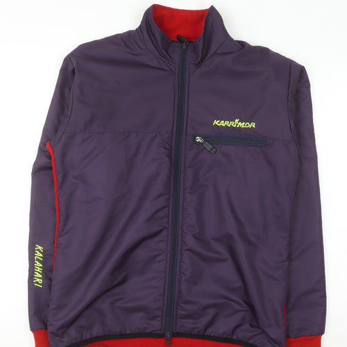 Karrimor Men's Purple Soft Shell Fleece Lined Cycling Jacket Size L