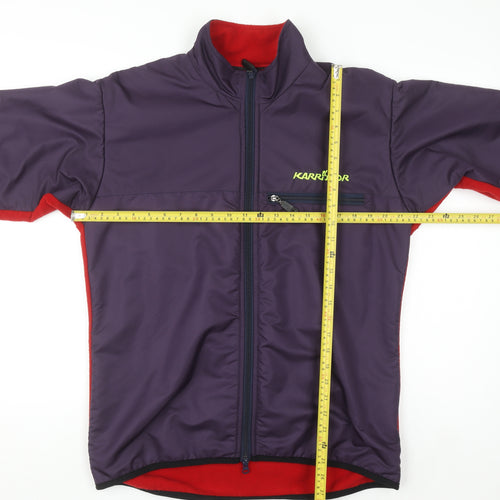 Karrimor Men's Purple Soft Shell Fleece Lined Cycling Jacket Size L